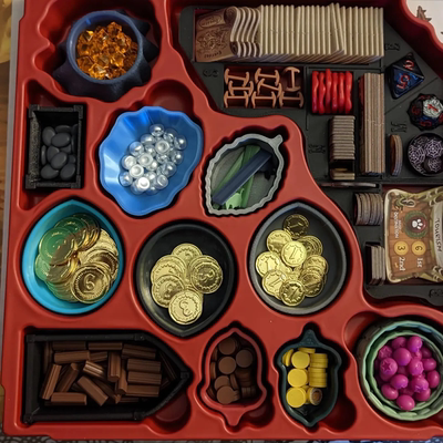 【仙境幽谷收纳套装】Everdell Complete整理Insert代币Original