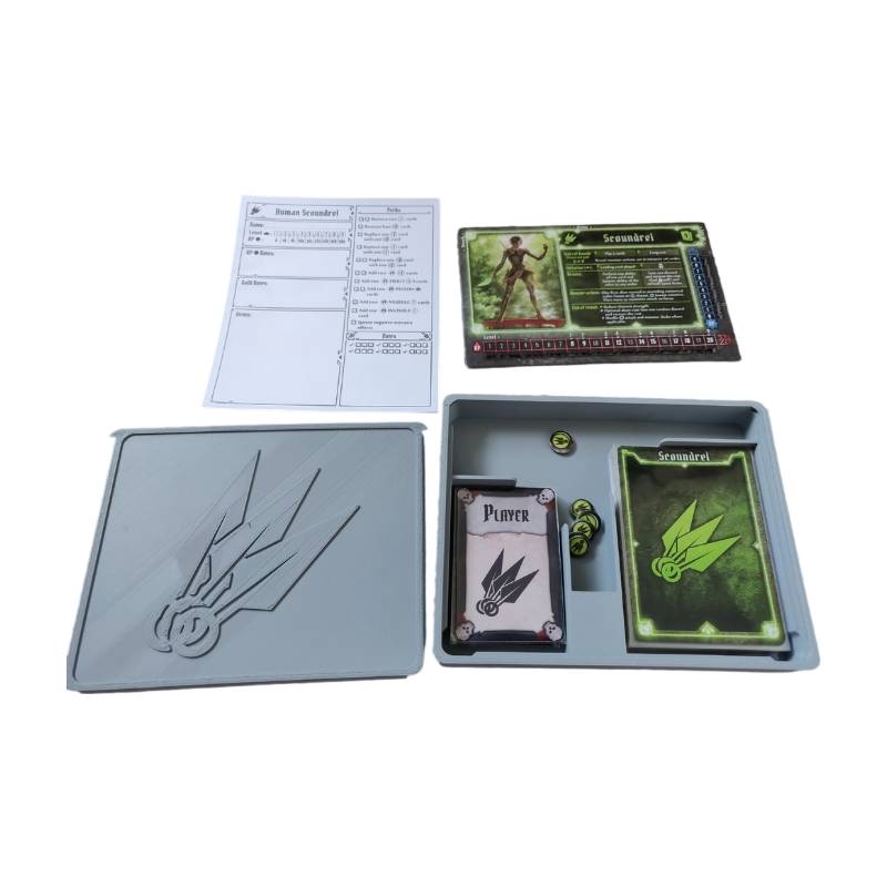 【幽城迷港角色盒收纳套装】Gloomhaven整理分类character box