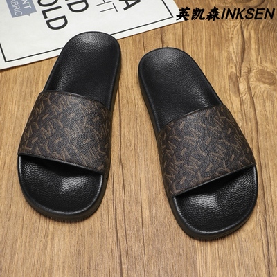 英凯森高端轻奢复古老花拖鞋防滑防臭高级感休闲外穿夏季户外凉拖