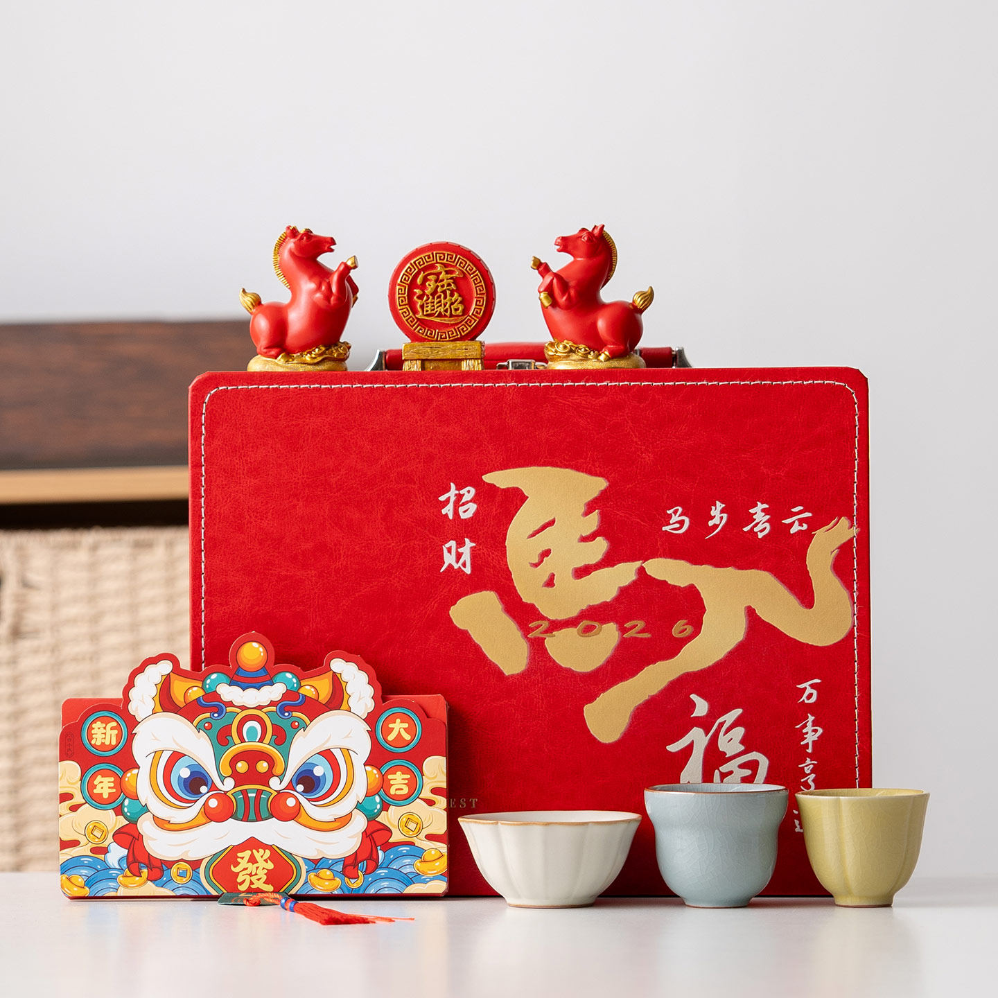 汝窑茶杯套装新年会商务伴手礼定制logo实用纪念品送公司客户员工,节庆用品/礼品,创意礼盒/礼品套组,淘宝优惠券,粉丝福利购,淘宝优惠卷