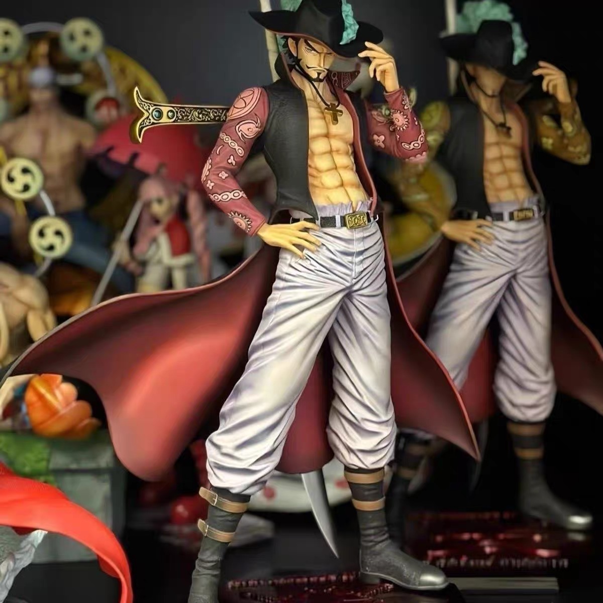 【全款现货】霸权社鹰眼米霍克七武海海贼王动漫潮玩手办模型摆件