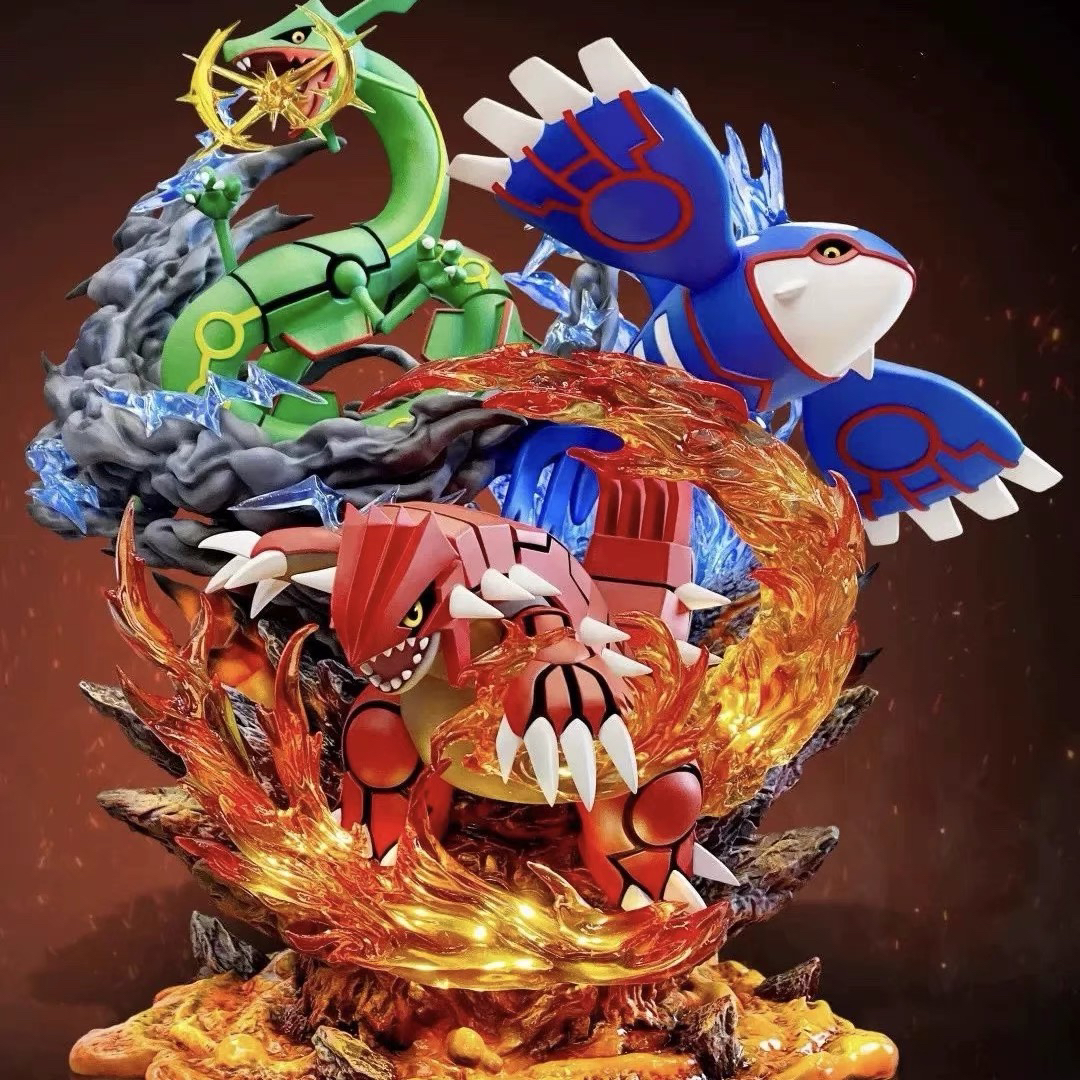 【全款新品】PPAP丰源三神固拉多盖欧卡裂空座宝可梦GK手办雕像