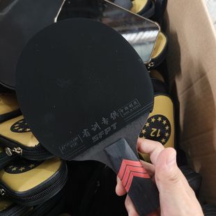 乒乓球拍省队单拍碳素长柄横拍短柄直拍比赛专用高弹拍