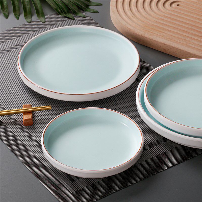 速发台德密胺餐具仿瓷餐菜火锅菜盘酒店盘店炒饭凉菜商用盘子塑料