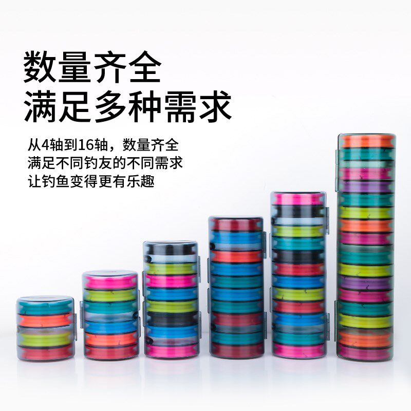 速发钓卷绕线盘线圈盒主线盒硅胶大线轴线组盒大物收纳盒配件空盘