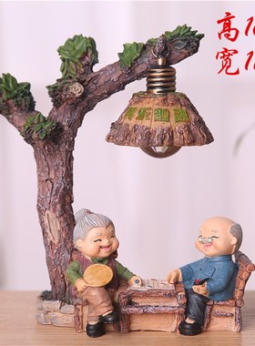 现货速发卧室家居装饰品老人物小摆件客厅酒柜电视柜工艺品床头柜