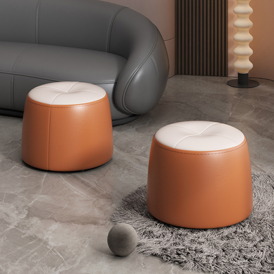 速发轻奢小凳子家用沙发凳客厅换几凳圆凳房门口矮色茶鞋拼凳