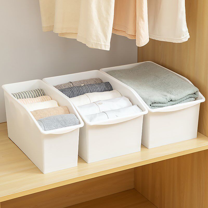 速发收纳盒袜裤内衣盒子衣物衣器抽屉式放内子神服家用衣柜透明整