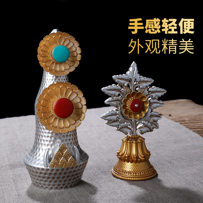 速发朵玛食子供油花密宗彩绘花宝摩尼果家用八酥摆件藏传佛具用品