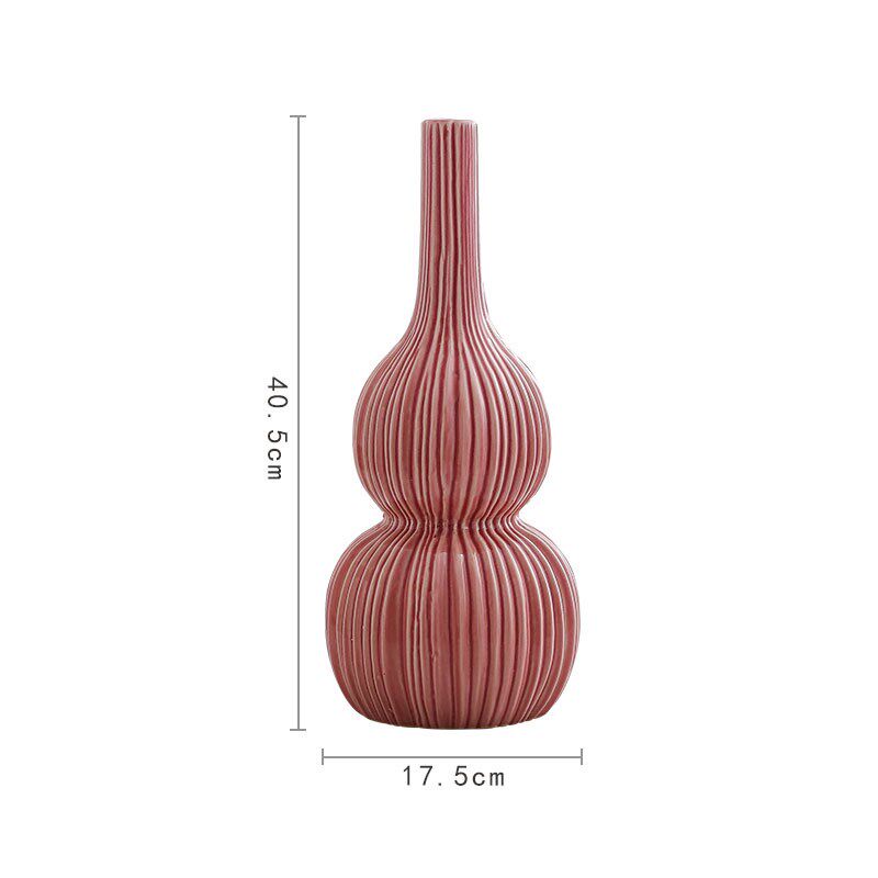 速发创意陶瓷冰裂釉纹花瓶客厅家居装饰玄关花桌工艺摆件餐干厅餐