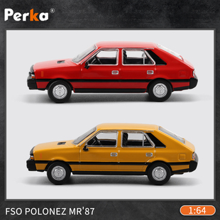 珀卡1:64波兰轿车波罗乃兹FSO Polonez收藏品合金汽车模型经典款