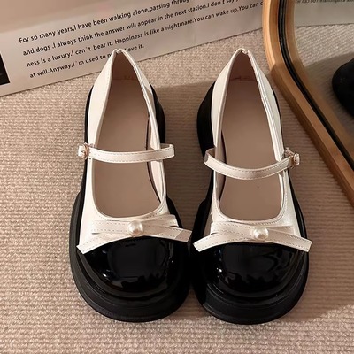 法式复古玛丽珍单鞋女