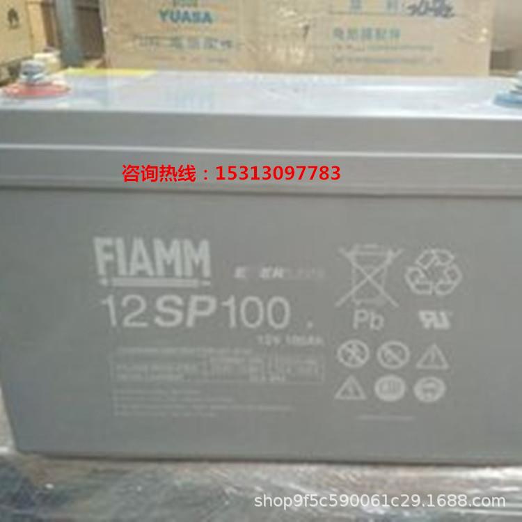 FIAMM蓄电池12SP100蓄电池12V100AH胶体免维护蓄电池含运