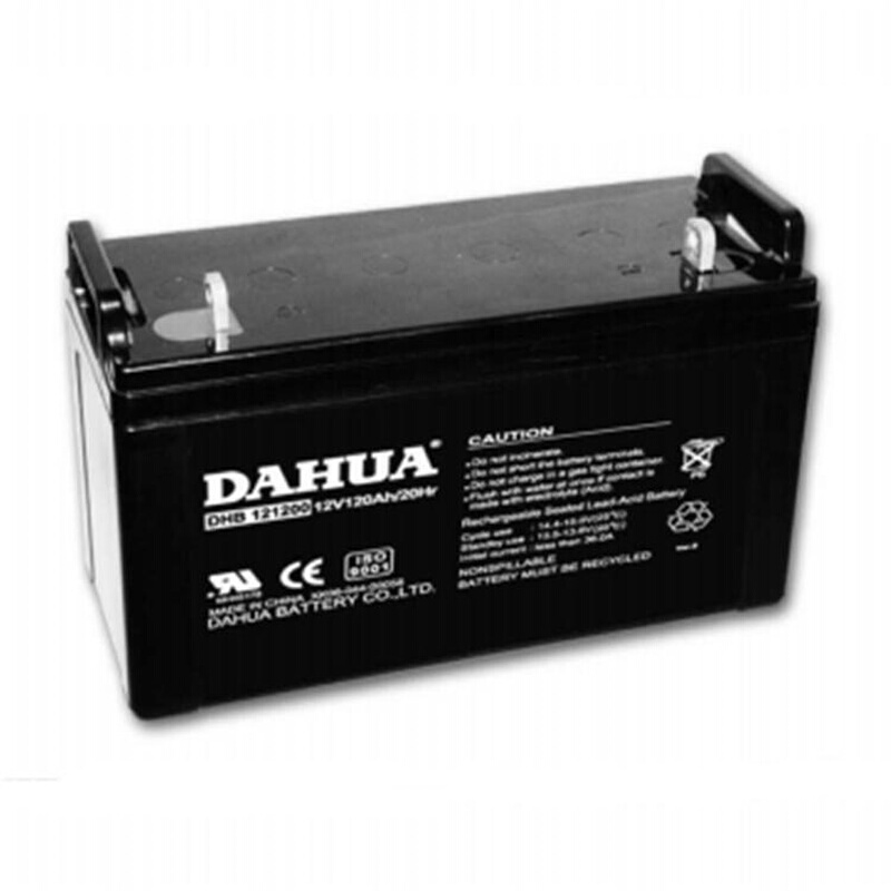 大华DAHUA蓄电池12V120AH DHB121200太阳能/路灯监控消防UPS应急