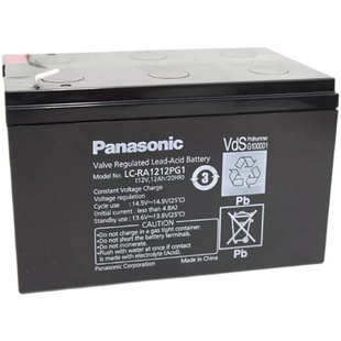 电瓶 Panasonic松下 12V12AH蓄电池 免维护蓄电池 RA1212PG1