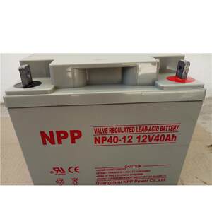 原厂 NPP/耐普 12V40AH胶体免维护 UPS/EPS电源专用蓄电池