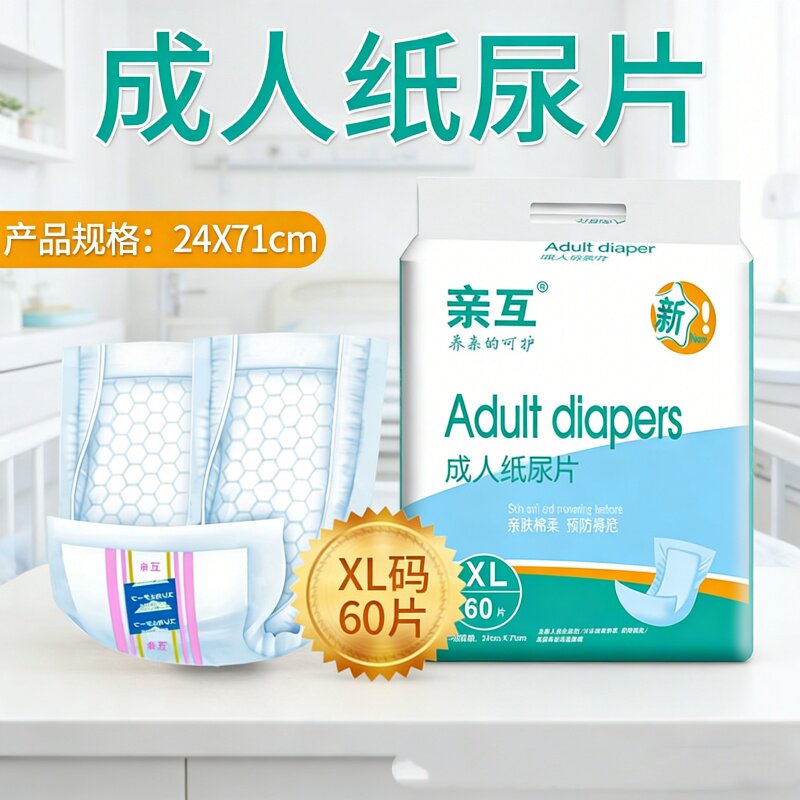 可搭配内裤亲互xl码成人纸尿片卧床老人防漏经济装护理尿垫