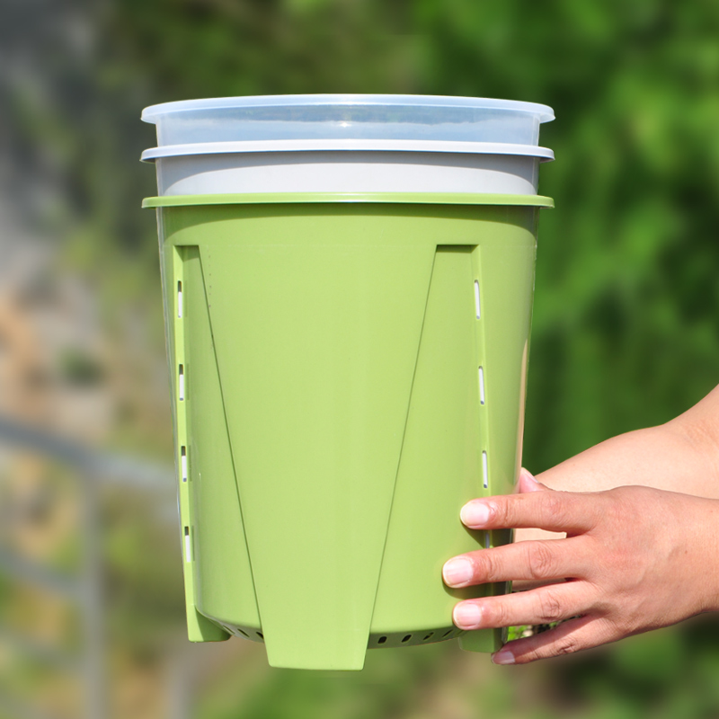 加厚款透明树脂花盆塑料蝴蝶兰花透气控根不闷根烂根海芋花烛水苔