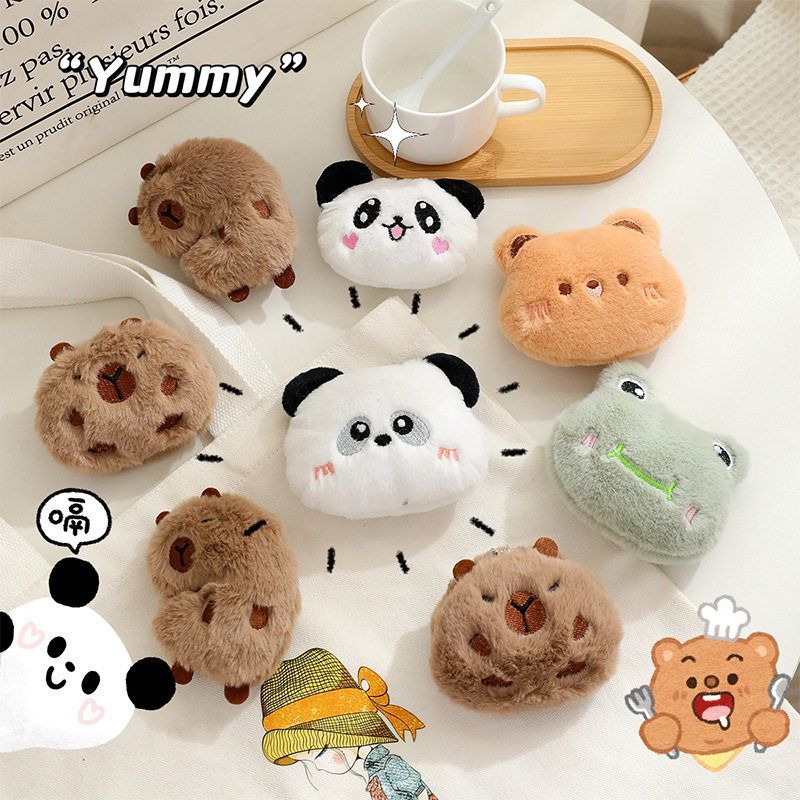 包包水小熊猫毛绒豚鼠辅料挂饰