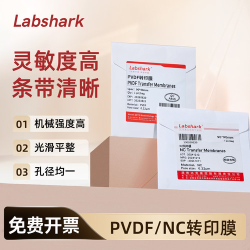 Labshark PVDF/NC转印膜 WB蛋白免疫转印灵敏度高条带清晰