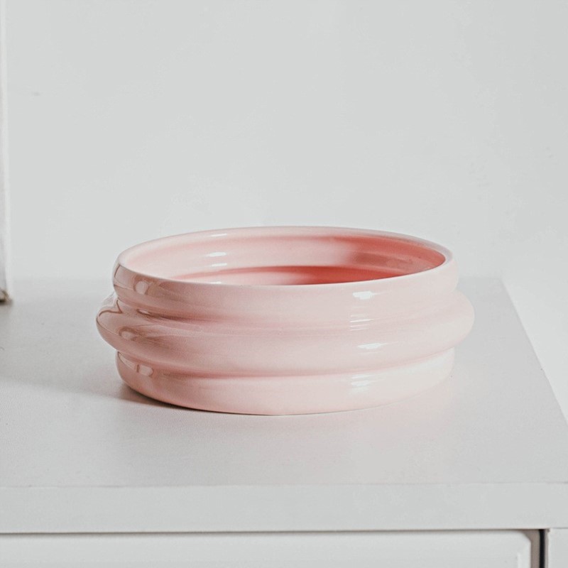 彩色高脚猫粮碗食盆狗水碗碗宠物猫分体式猫碗护颈陶瓷喂食