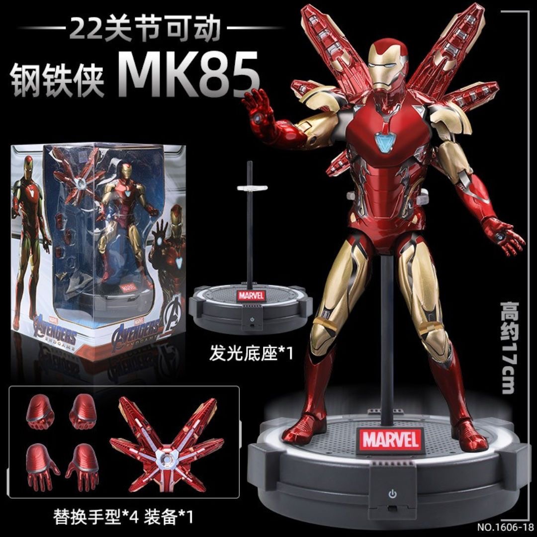 中动钢铁侠mk85手办黑豹模型礼物