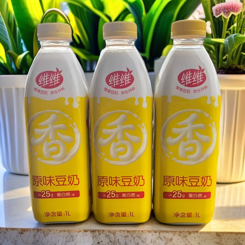 维维原味豆奶辣搭子1L*6瓶装含25g蛋白质植物蛋白饮料整箱