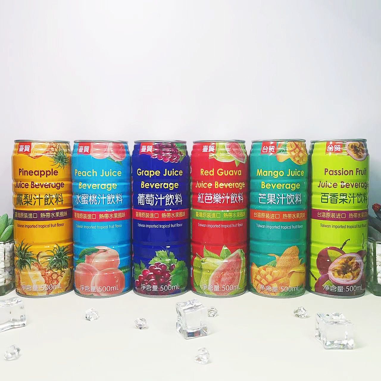 台贸百香果葡萄红芭乐凤梨汁