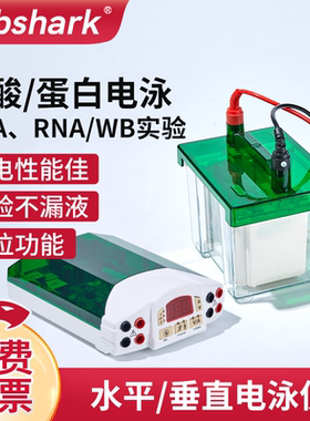 Labshark琼脂糖水平垂直电泳仪WB电泳槽转印槽核酸蛋白电泳实验
