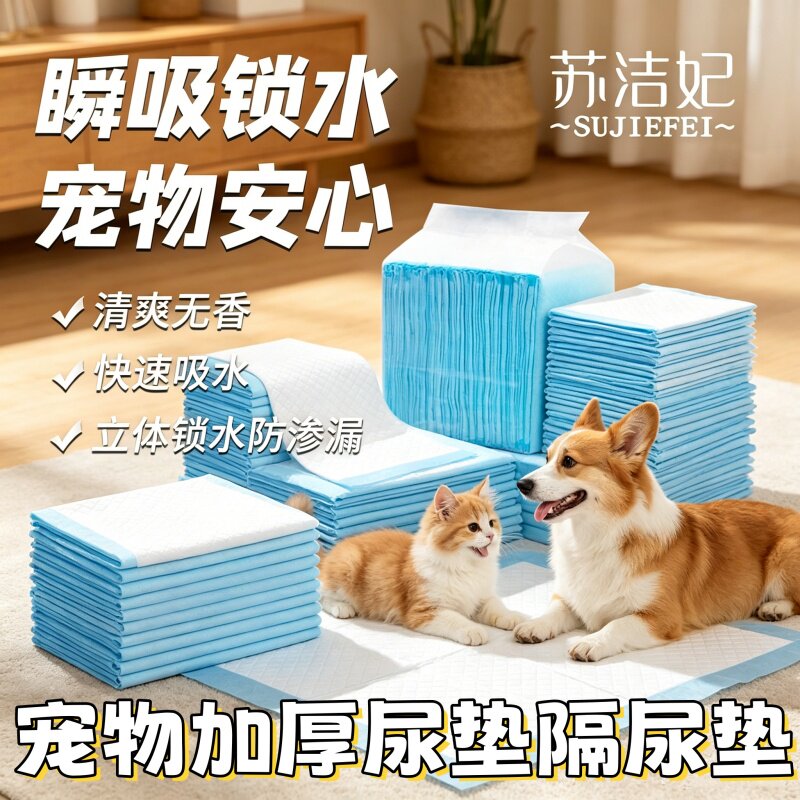加厚一次吸水除臭防漏宠物尿垫隔尿垫尿片尿布尿不湿猫狗训导包邮