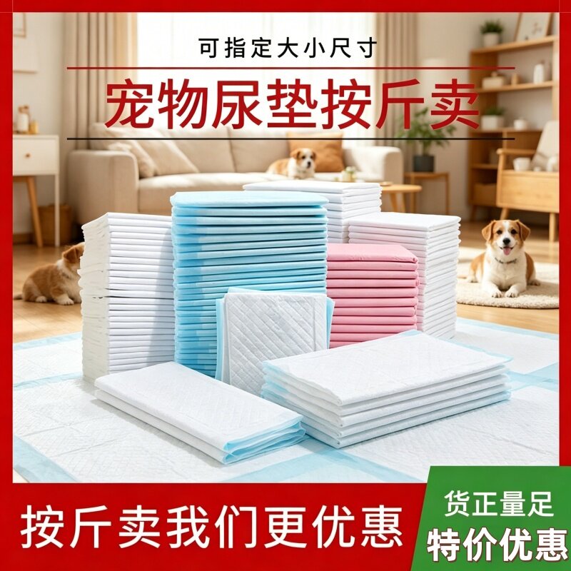 处理宠物隔尿垫狗尿不湿微瑕疵除臭高吸水加厚尿布按斤防漏大码款