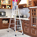 家用铝合金人字梯加厚工程梯定制焊接楼梯室内多功能折叠梯子