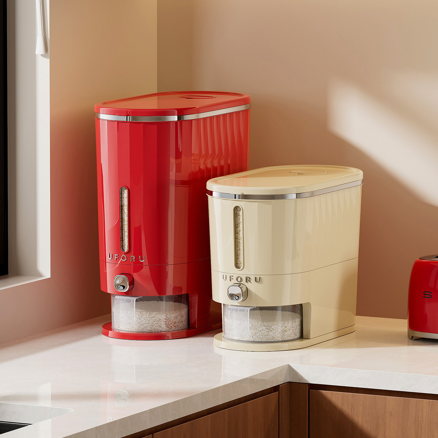 米桶家用新款大容量密封防虫防潮食品级专用大米面大容量储存容器,厨房/烹饪用具,米桶/米缸,淘宝优惠券,粉丝福利购,淘宝优惠卷