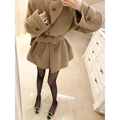 双面羊绒大衣冬装韩系高