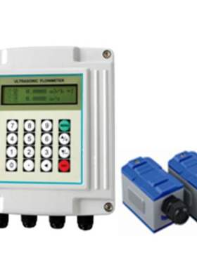 超声波流量计JC-100B外夹式流量计 固定式液体流量计质保一年