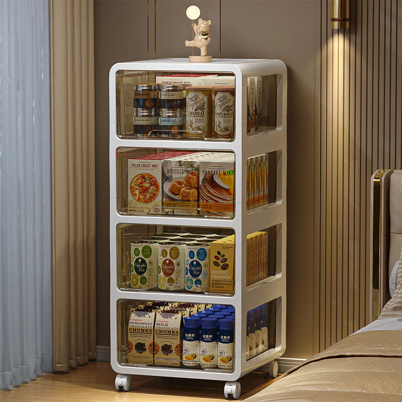抽屉式收纳柜家用客厅零食玩具塑料储物箱多层可移动衣物整理柜子,收纳整理,鞋柜,淘宝优惠券,粉丝福利购,淘宝优惠卷