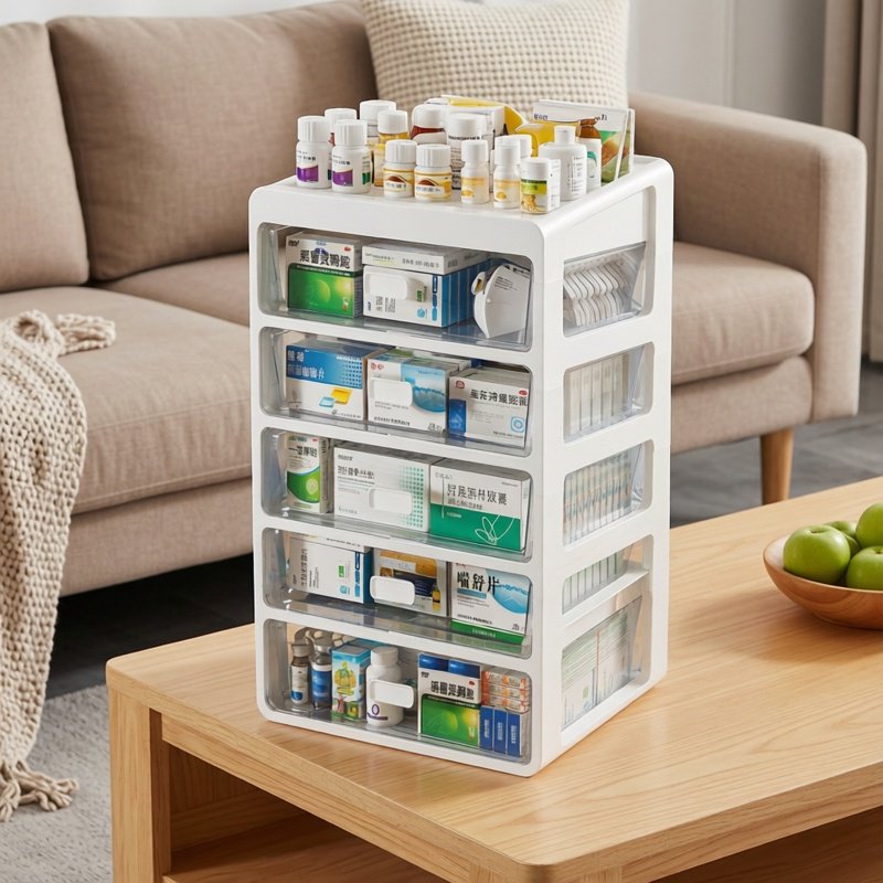 药柜药箱家庭装大号药物收纳盒家用大容量药品收纳柜置物架医药箱,收纳整理,医药箱,淘宝优惠券,粉丝福利购,淘宝优惠卷