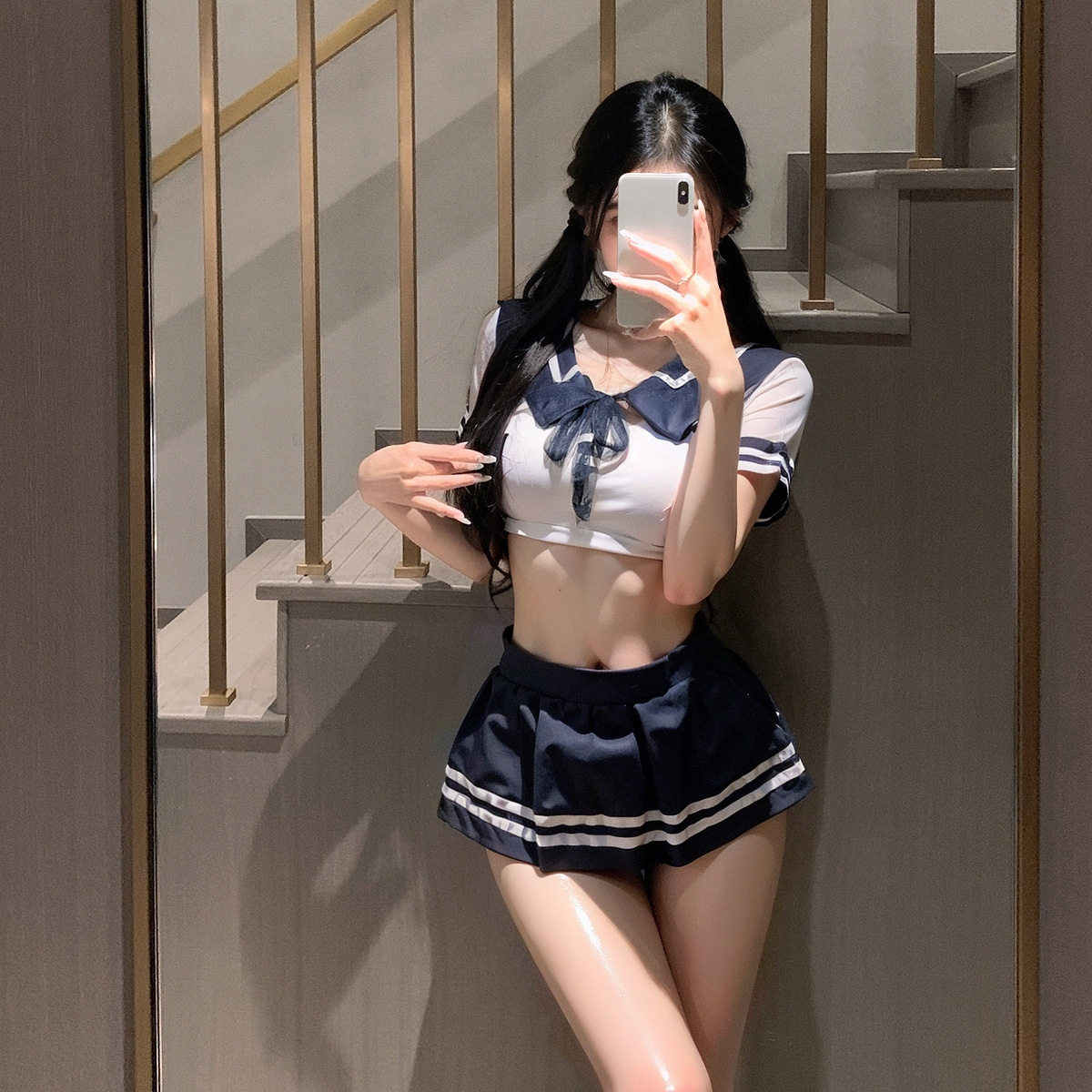 性感JK水手制服小胸约会羞耻战袍