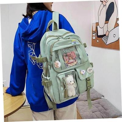 Study Women Laptop Backpack Boys Girls School Books Bags For