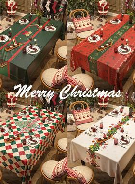 Christmas tablecloth Decorations Xmas waterproof tablecloths