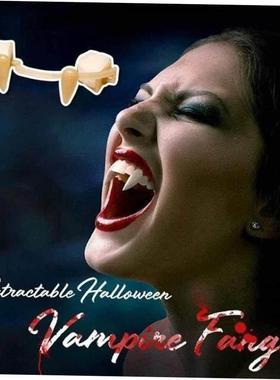Halloween Retractable Fangs Masquerade Props Vampire Teeth