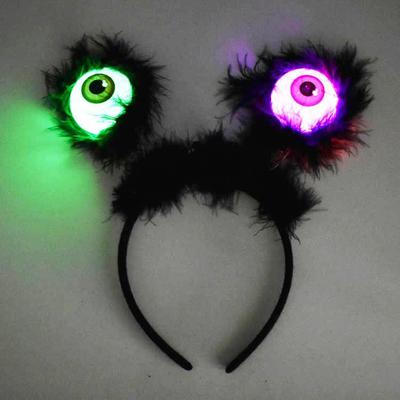 A glowing Halloween tiara eyes of terror Costume party