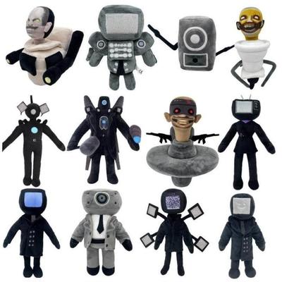 34pcs Skibidi Toilet Plush Soft Toy Cameraman TV Man Skibidi