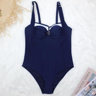 One Piece Swimsuit Women Plus Size Swimwear Solid Backless S