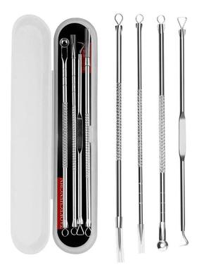 Acne Needle Remove Blackhead Blemish Pimple Comedone 4pcs/Se