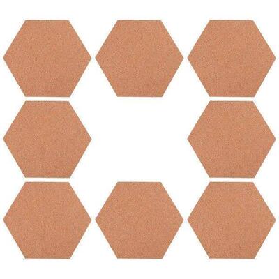 8 Pcs Photo Wall Wooden Bulletin Board Cork Corkboard Pin