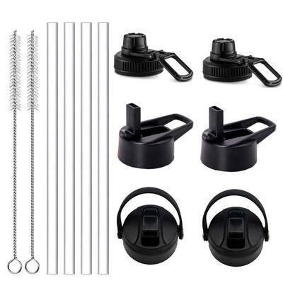 Replace Straw Flip Lid Flex Cap for Hydro Water Bottle Flask