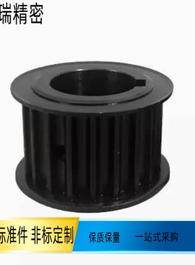 45钢制同步带轮 高扭矩 HTD-8M BLA188M200 BSY速电机主动轮