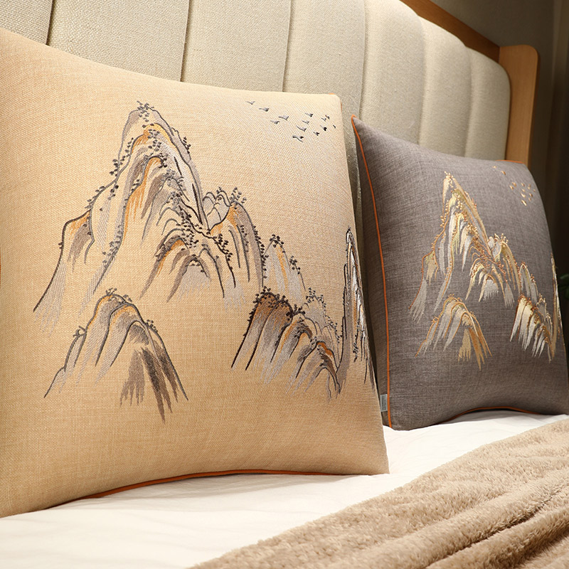 大靠垫床上软包卧室床头靠背垫客厅沙发抱枕套不含芯靠枕腰靠定制