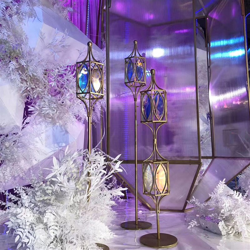 婚庆路引道具笼子新款婚庆铁艺路引婚礼道具舞台背景装饰摆件道具